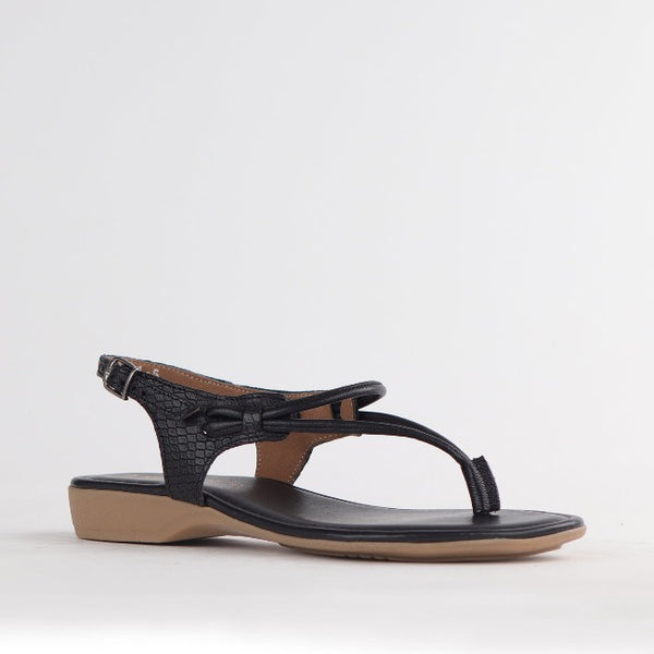 Froggie Women's Thong Flat Sandal | Leather Sandal | Slingback Sandal | South Africa