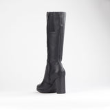 Knee High Boots in Black - 10951