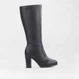 Knee High Boots in Black - 10951