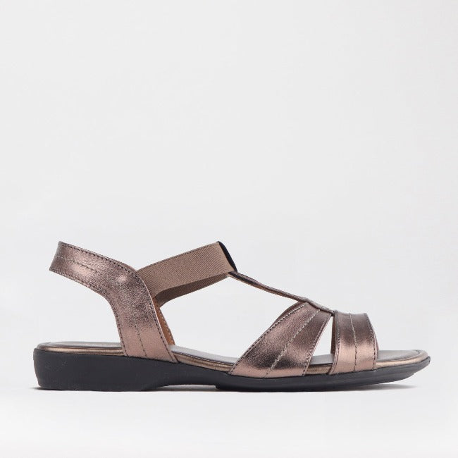 Froggie Wider Fit Leather sandal | Leather Sandal with Elastic | South Africa Leather Sandals