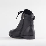 Lace-up Ankle Boot in Black - 11981