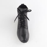 Lace-up Ankle Boot in Black - 11981