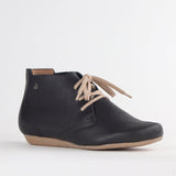 Froggie Ankle Leather Boots | Lace-Up Leather Boot | Flat Ankle Boots| South Africa leather Boot