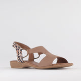 Froggie Leather Slingback Sandal | Flat Leather Slingback | Leather Sandal | South Africa Sandals