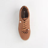 Sneaker with Removable Footbed in Tobacco Multi - 12187