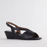 Froggie Slingback Wedge Sandal | Low Wegde sandal | South Africa Leather Sandal 