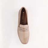 Penny Loafer in Stone Multi - 12587