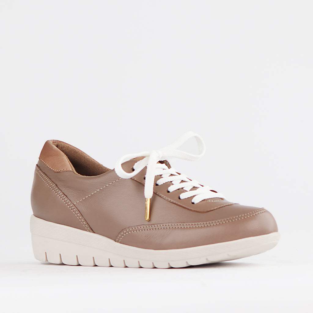 Lace-up Sneaker in Stone Multi - Froggie | Leather Shoes | South Africa ...