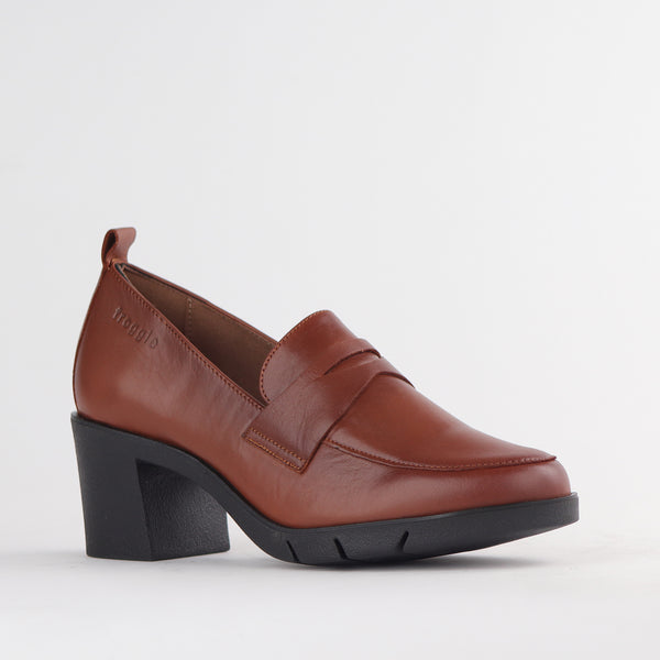 Chunky Loafers in Chestnut - 12622