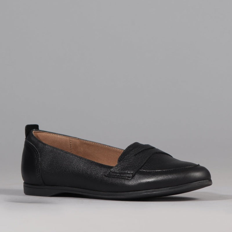 Flat Loafer in Black - Froggie | Leather Shoes | South Africa – Froggie ...