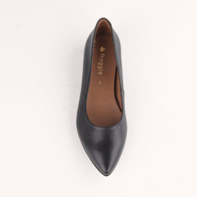 Froggie Leathe Flat Court | Court Shoes | Flat Pointed Shoes | South Africa Leather Shoes