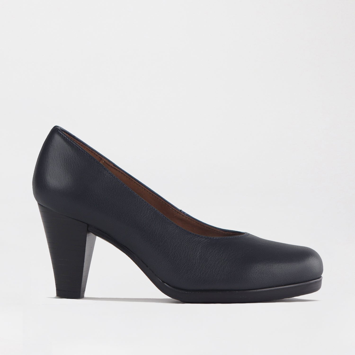 Factory Shop Shoes 4 / Black / 12637 Court Shoe in Black - 12637