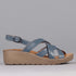 Factory Shop Shoes 4 / Manager / 12534 Slingback Sandal with Removable Footbed in Manager - 12534