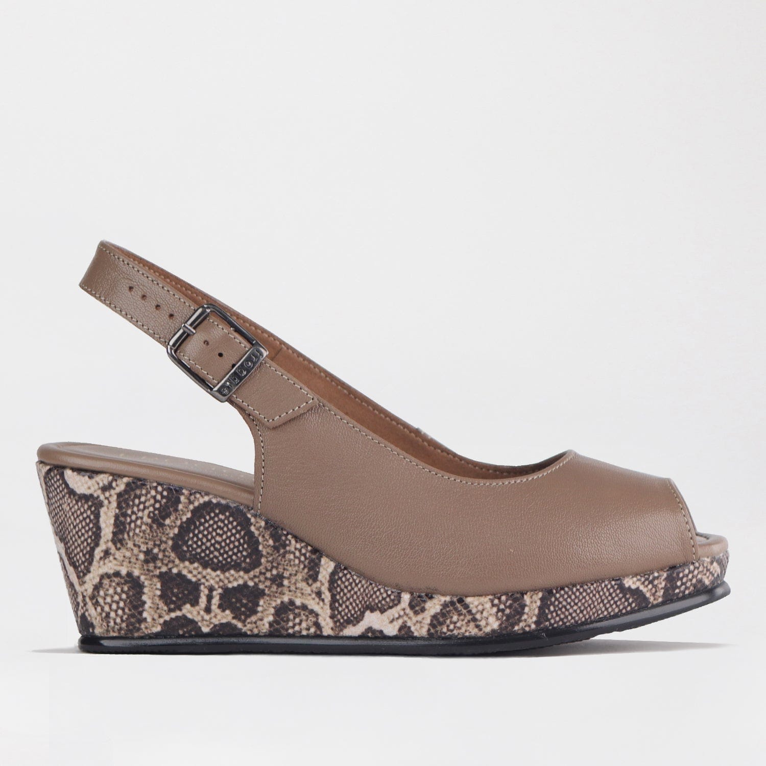 Factory Shop Shoes 4 / Stone Multi / 12620. Slingback Wedge in Stone Multi - 12620