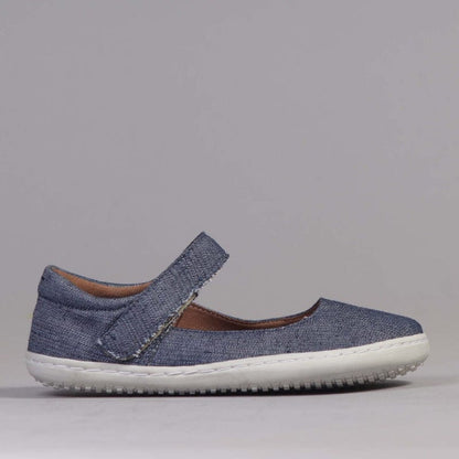 Factory Shop Shoes C28 / Denim / 12624 Girls High-Bar Shoes with Removable Footbed in Hot Denim - 12624