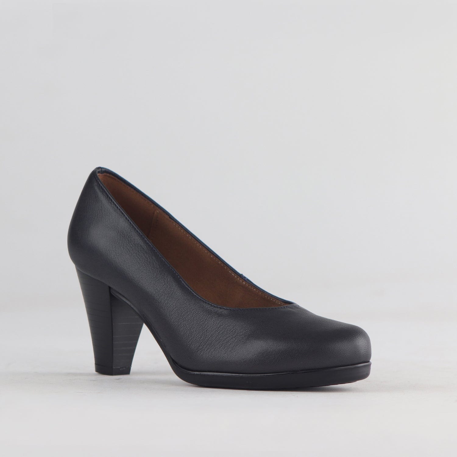 Factory Shop Shoes Court Shoe in Black - 12637