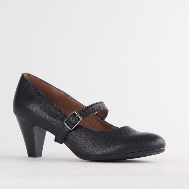 Factory Shop Shoes Mary Jane Court Shoe Black - 12733