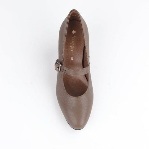 Mary Jane Court Shoe Stone - 12733