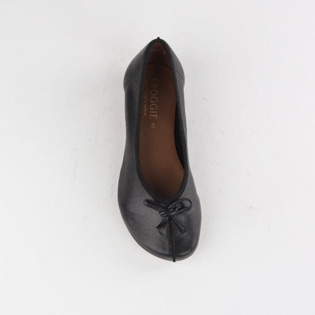 Factory Shop Shoes Pump with the Bow in Black - 12564