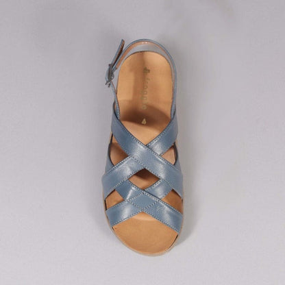 Factory Shop Shoes Slingback Sandal with Removable Footbed in Manager - 12534