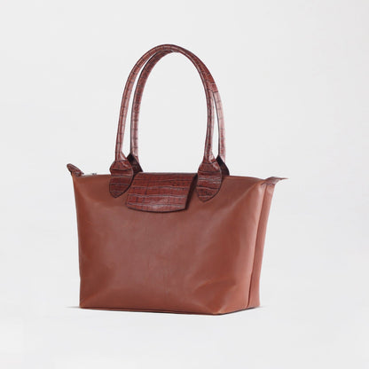 Froggie Shoes Handbags Chestnut / Leather Froggie Tote in Chestnut - 202-948-690