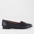 Froggie Shoes Shoes 3 / Black / 11374 Flat Loafer in Black- 11374