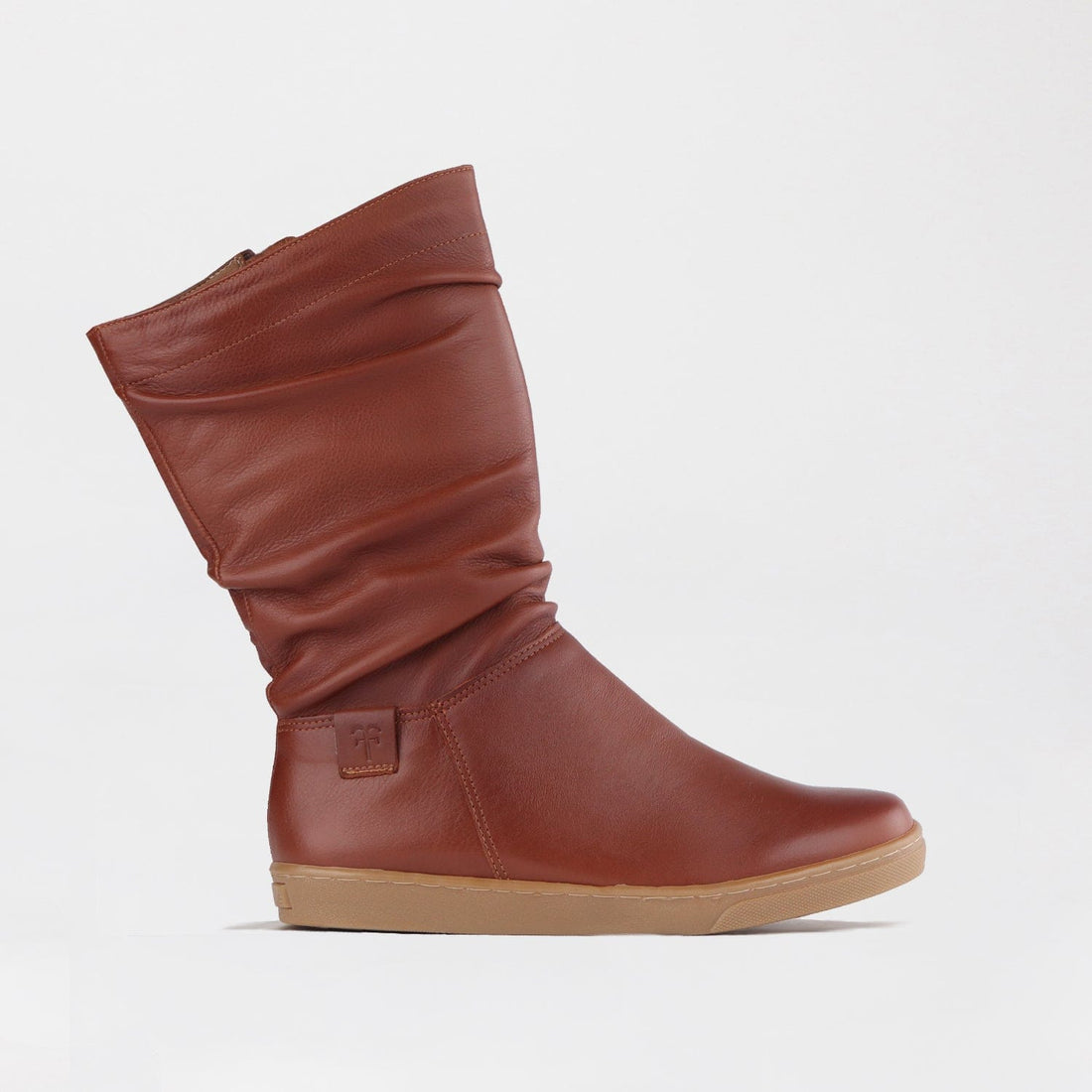 Froggie Shoes Shoes 4 / 10970 / Chestnut Mid-Calf Boot in Chestnut - 10970