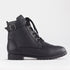 Froggie Shoes Shoes 4 / Black / 11981 Lace-up Ankle Boot in Black - 11981