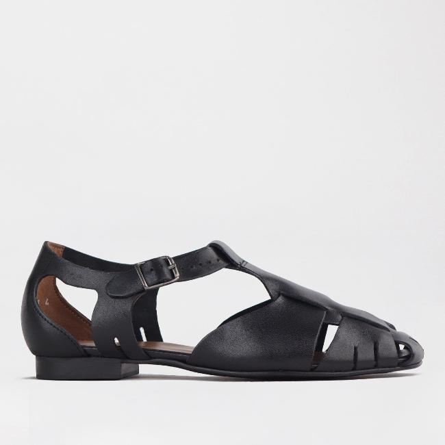 Flat Sandal | Fisherman Leather Sandal | South Africa Sandal black