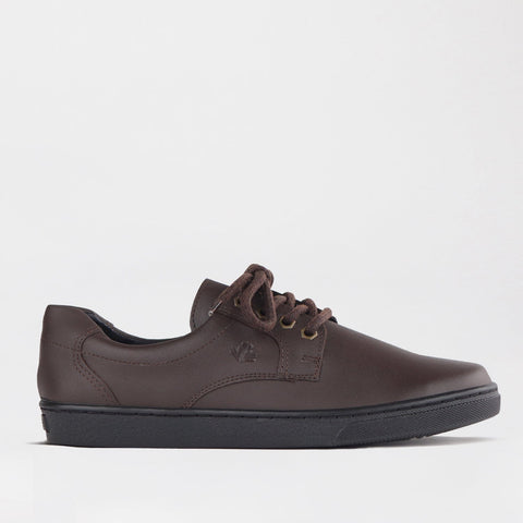 Boys Lace-up School Shoe in Brown - 11422