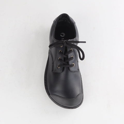 Boys Lace-up School Shoe in Black Sizes 28-33 - 7823