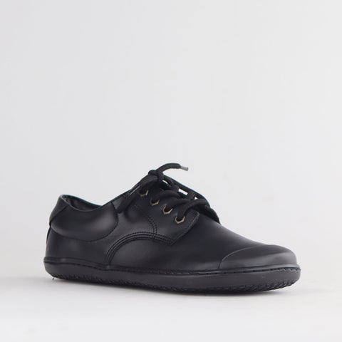 Boys Lace-up School Shoe in Black Sizes 34-38 - 7824