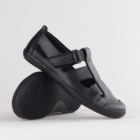 Boys School Sandal in Black  Sizes 39-47 - 7818