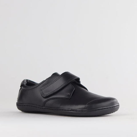 Boys Velcro School Shoe in Black Sizes 34-38 - 7814