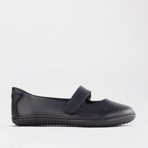 Girls Low-Bar School Shoe in Black Sizes 28-35 - 6609