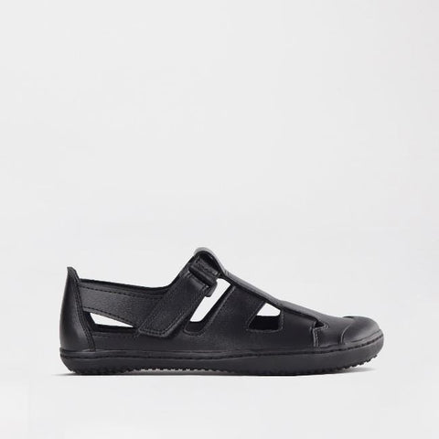 Boys School Sandal  in Black Sizes  28 -33 - 7816