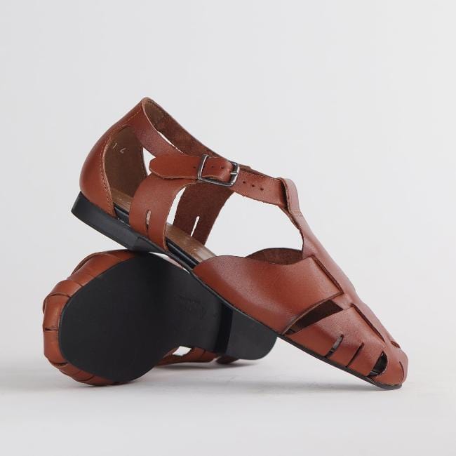 Flat Sandal | Fisherman Leather Sandal | South Africa Sandal 