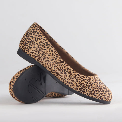 Flat Pump in Cheetah Tan - 12764