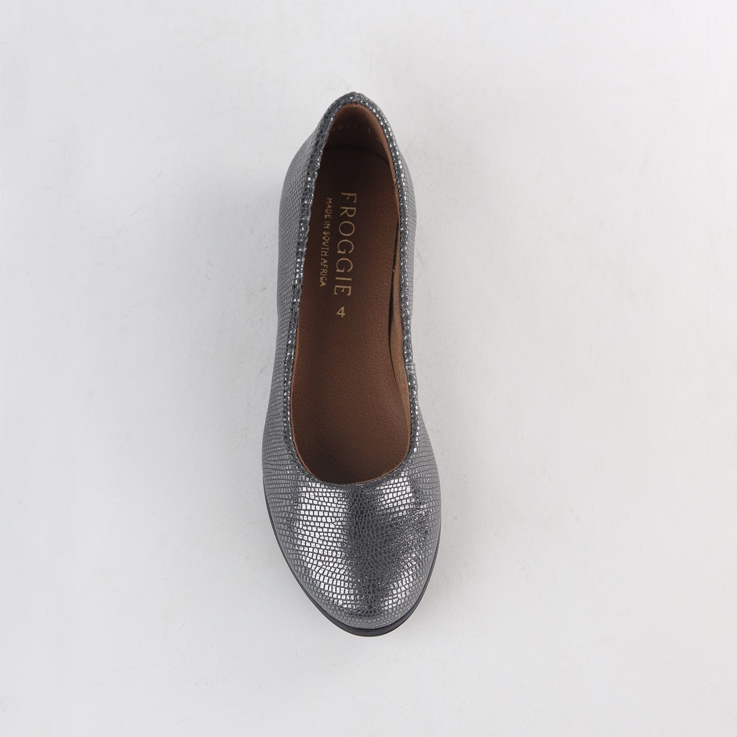 Froggie Shoes Shoes Flat Pump in Pewter- 12764