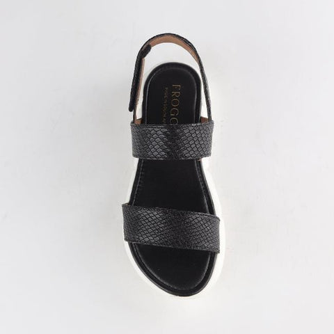 Sporty Adjustable Sandal Black - 12693