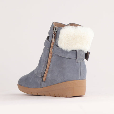 Fur Collar Ankle Boot in Manager – 12460