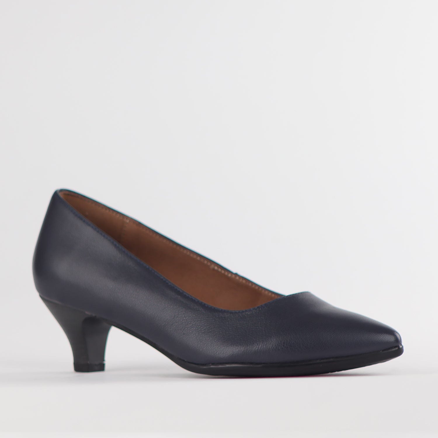 Froggie Shoes Shoes Kitten heel Court shoe in Navy - 10984