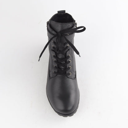 Froggie Shoes Shoes Lace-up Ankle Boot in Black - 11981