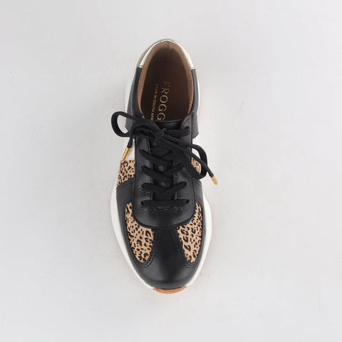 Lace-up Sneaker in Black Multi -12688