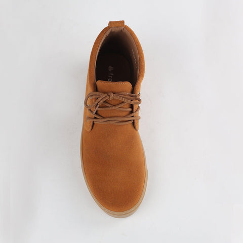 Men's Suede Vellies with Removable Footbed in Tan Suede - 12746