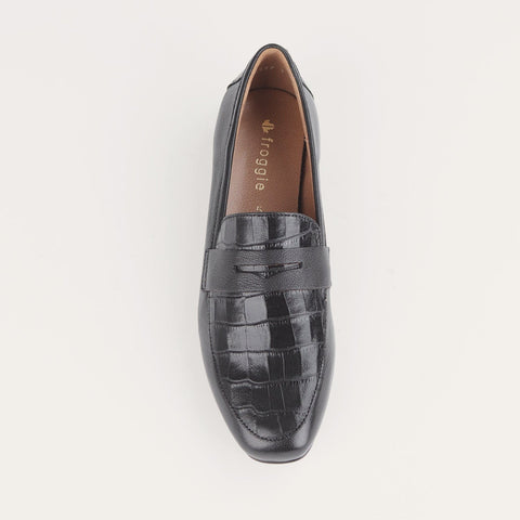 Penny Loafer in Black Multi - 12587