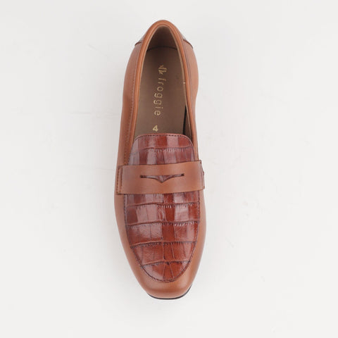 Penny Loafer in Chestnut - 12587