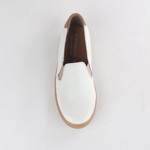 Slip-on Sneaker with Removable Footbed in White Multi - 12750