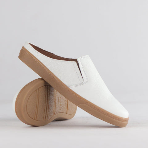 Slip-on sneakers with Removable Footbed in White - 12797