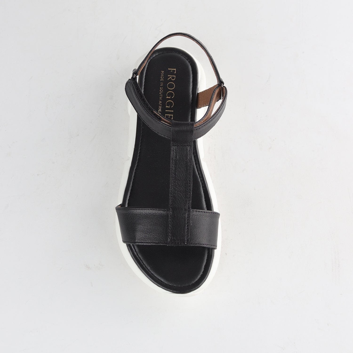 Froggie Shoes Shoes Strap Slingback Sandal in Black - 12685